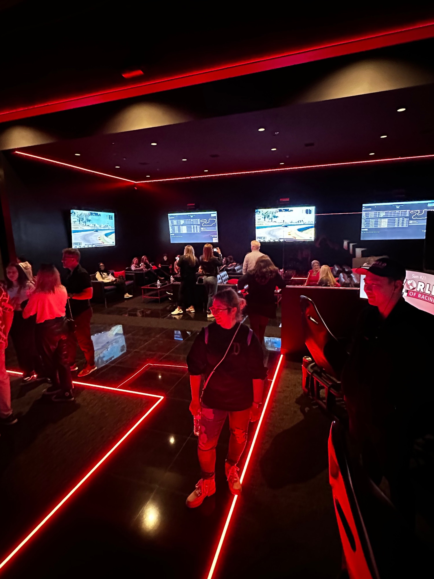 WOR Tustin lounge area during a private event